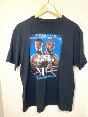 2023 Errol Spence Jr. vs Terence Crawford Boxing Shirt Size Large