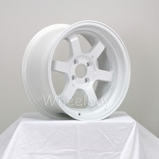 2 Pcs Rota Wheel Grid V 16x8 4x114.3 Offset 20 73 White