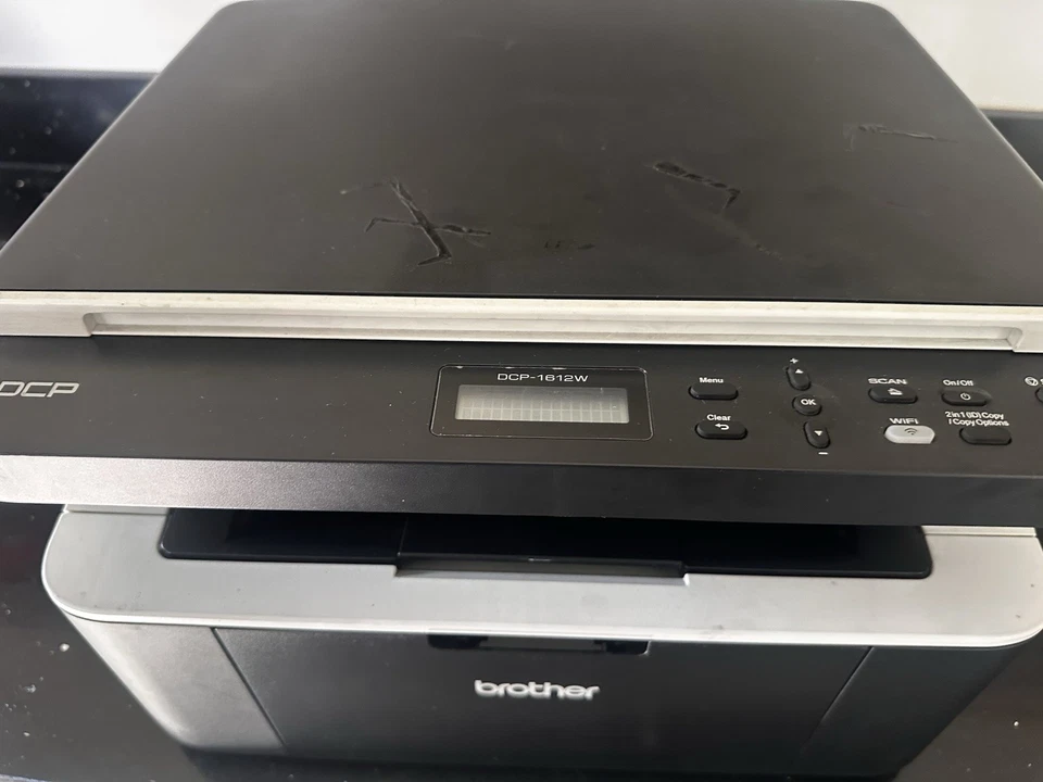Brother DCP-1612W A4 Mono Multifunction Laser Printer  WITH TONER - Image 2 of 4