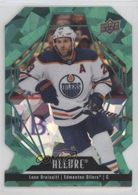 2022-23 Upper Deck Allure Green Rainbow Die-Cut 23/99 Leon Draisaitl #81 18vw