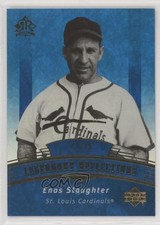 2005 Upper Deck Reflections Legendary Blue 11/75 Enos Slaughter #188 HOF 0l1