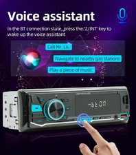 D3112 BT Car Stereo Audio In-Dash FM Aux Input Receiver USB MP3 Radio Player SD