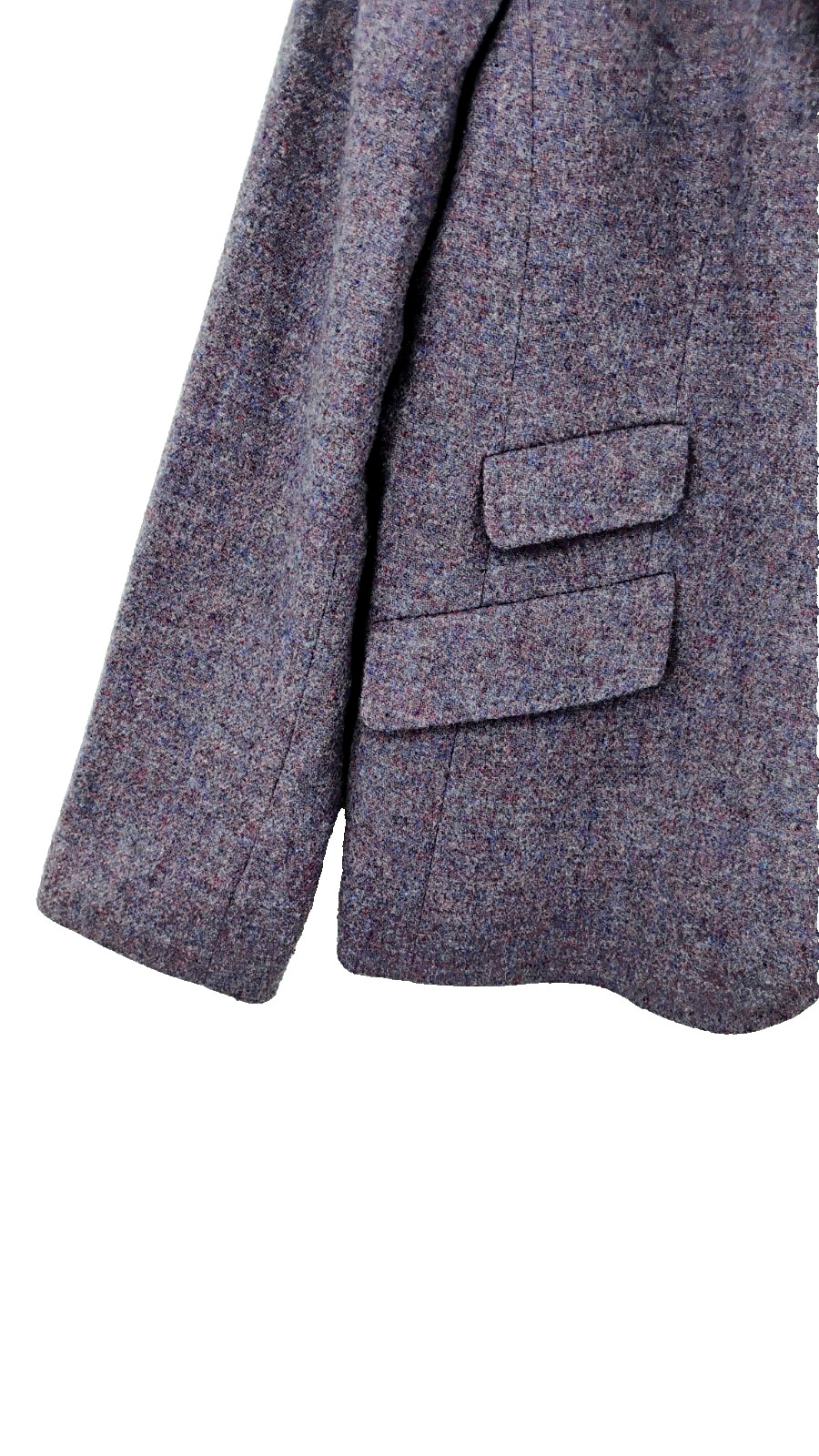 Talbots Wool Blend Blazer 2 Button Jacket Purple … - image 18