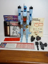 Transformers G1 1985 Whirl w/ Tech Spec And Accessories Complete 