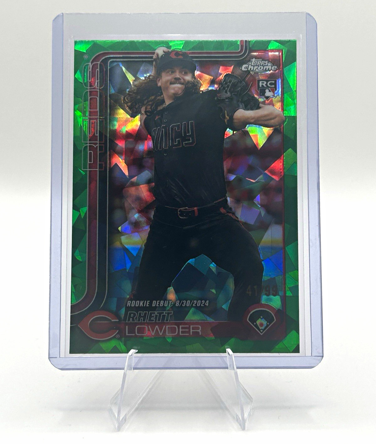 Topps Chrome Update 2025 Rhett Lowder #USC110 Rookie Debut Green /99