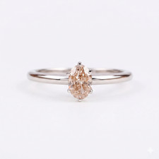 1Crt Oval Lab Grown Diamond Engagement Ring 925 Silver Wedding Halo Gift ring