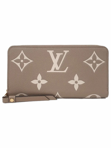 LOUIS VUITTON Bicolor Monogram Empreinte Zippy Wallet M69794 Leather Long Wallet