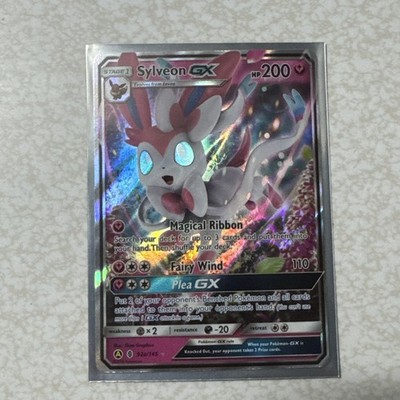 Sylveon GX 92a/145 Holo Rare GX Guardians Rising Pokemon Near Mint 100%Authentic