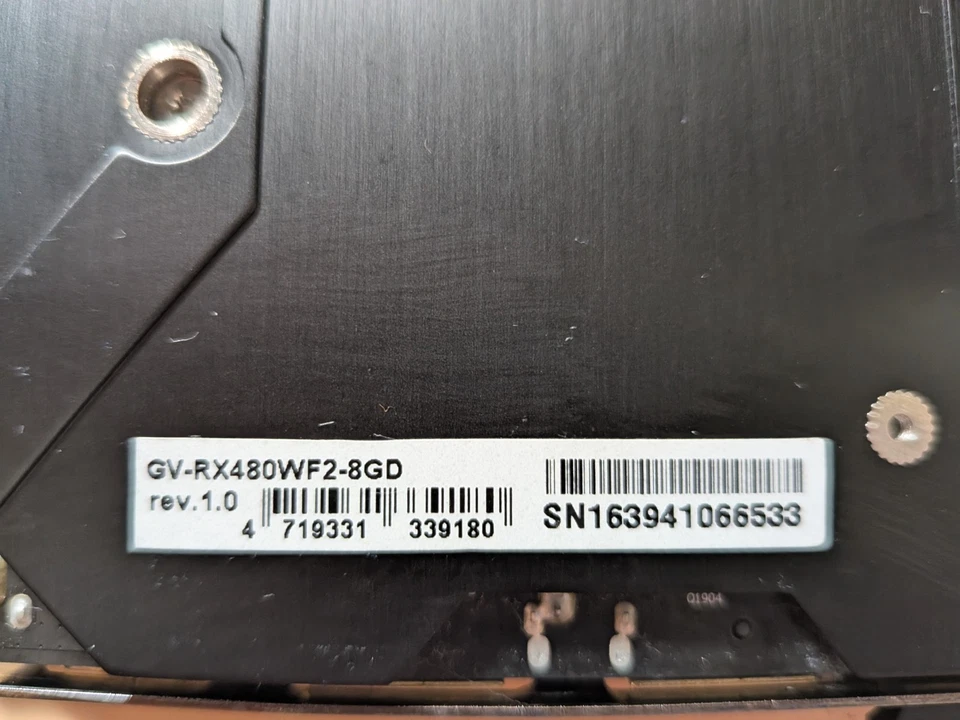 Gigabyte Radeon RX 480 Windforce 8 GB GDDR5 (GV-RX480WF2-8GD) - Probado, sin caja Foto 3 de 4