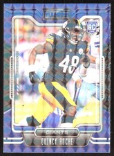323J 2021 Panini Playbook #195 Quincy Roche Mosaic
