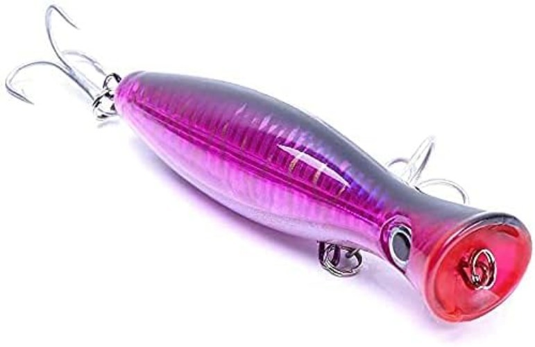 Large 3-Pack of Colorful Fishing Poppers - Ideal for Offshore & Surf Fishing - Image 6
