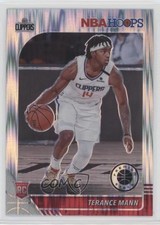 2019-20 Panini NBA Hoops Premium Stock Flash Prizm Terance Mann #245 0b67