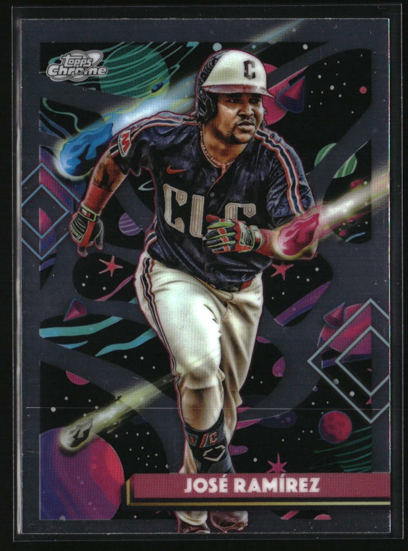 2025 Topps Chrome Cosmic Jose Ramirez #107 Cleveland Guardians