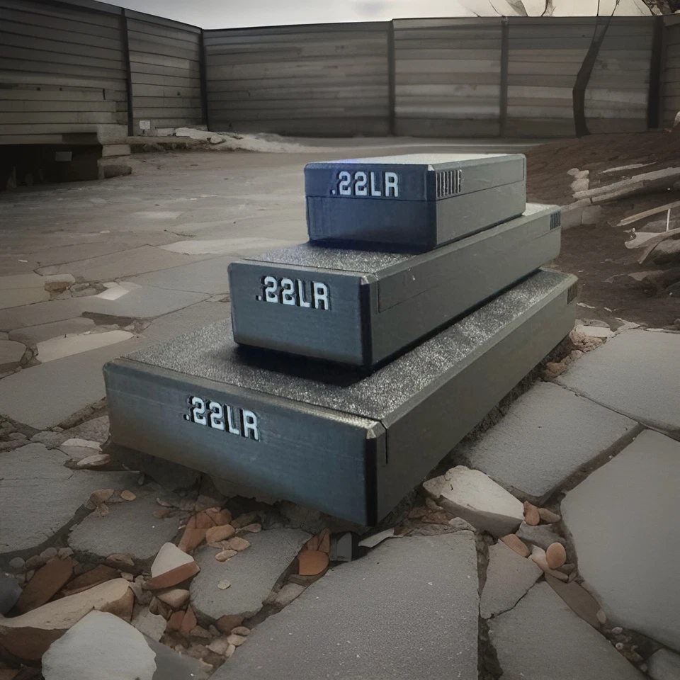 Caja de almacenamiento de munición 22LR - Múltiples capacidades y colores disponibles Foto 2 de 4