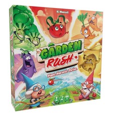 Garden Rush Board Game Two-Player Vegetable Garden Battle Strategy Ages 10+