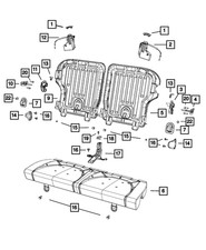 Genuine Mopar Seat Back Latch 68104891AA