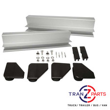UNIVERSAL SIDE GUARD RAIL DOUBLE PEDESTRIAN END RAIL KIT ALUMINIUM SIDEGUARD
