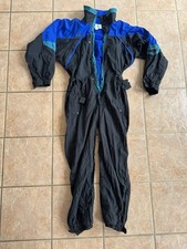 Mens Columbia One Piece Ski Suit Snowsuit Snow Bib Jumpsuit Vintage L
