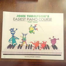 John Thompson Easiest Piano Course Part 3 Paperback Workbook Beginner 1996
