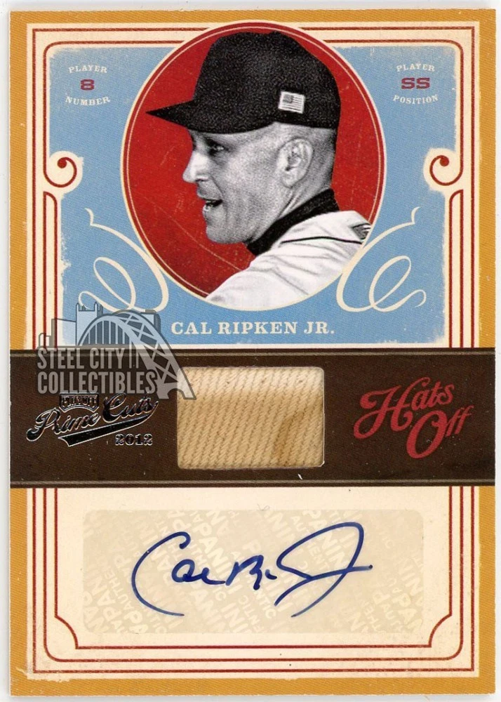 Panini Baseball Cal Ripken, Jr. Autographed Sports Trading Cards