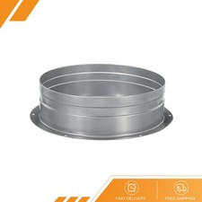 8 Inch Duct Connector Flange, Metal Straight Pipe Exhaust Hose Flange