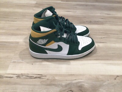 NIKE AIR JORDAN 1 MID SONICS MENS SIZE 9 SHOES NEW NEVER WORN W ORIGINAL BOX Size 9 - Jordan 1 Mid Sonics for sale online | eBay main image 4