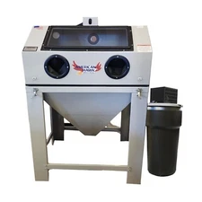 38″x 60″ Sand Blast Cabinet | With Dust Collector | Hand Blaster