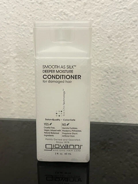 Acondicionador Giovanni Smooth as Silk hidratación profunda, 2 fl oz cada uno - Paquete de 12 Foto 2 de 4