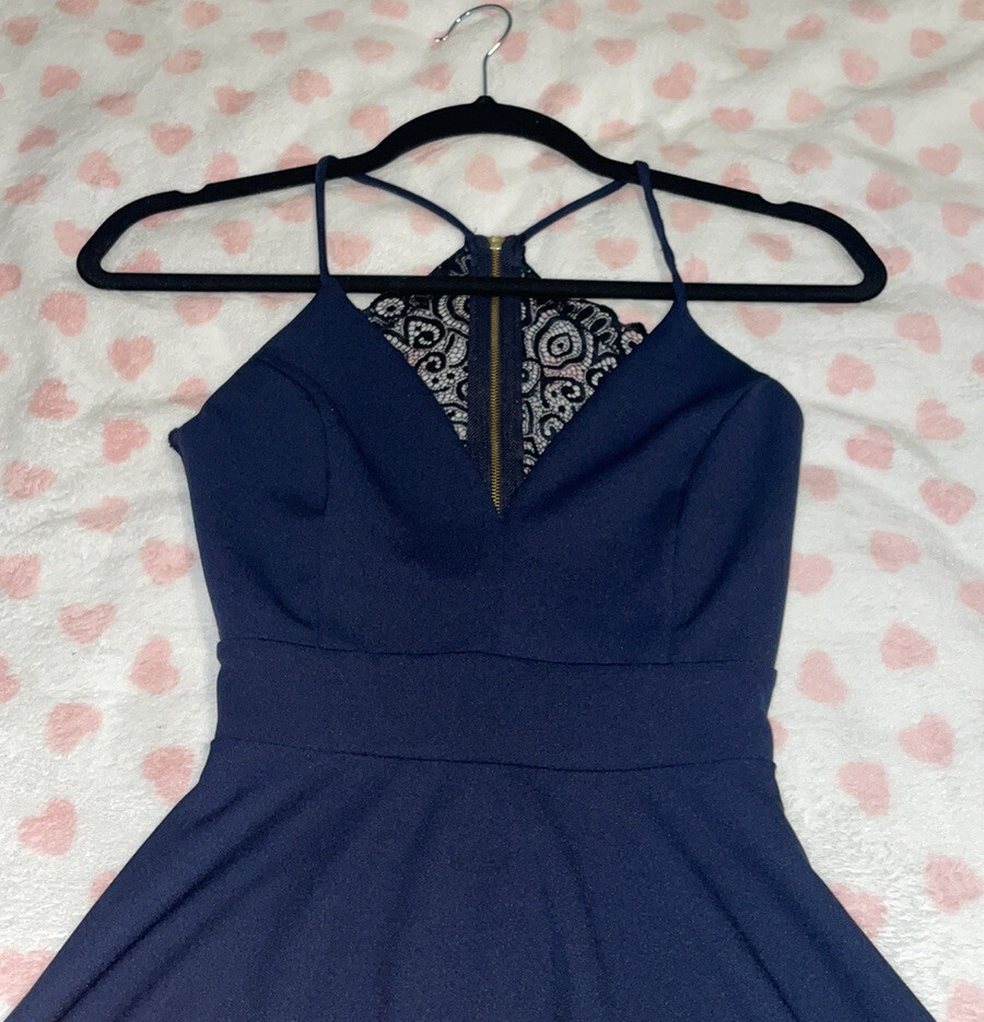 blue dress windsor Sleek And Smooth High Slit Midi Dress in Pink | Size: L | Knit Fabric