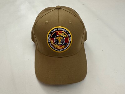 NAVAL MEDICAL LPDC Logo The Corps Beige Baseball Cap Hat One Size