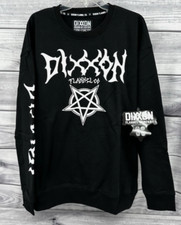 DIXXON FLANNEL CO PENTAGRAM CREWNECK SWEATSHIRT Men's Size 2X BLACK NWT 