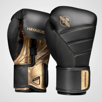 Hayabusa T3 Boxhandschuhe - schwarz / gold Box Handschuhe