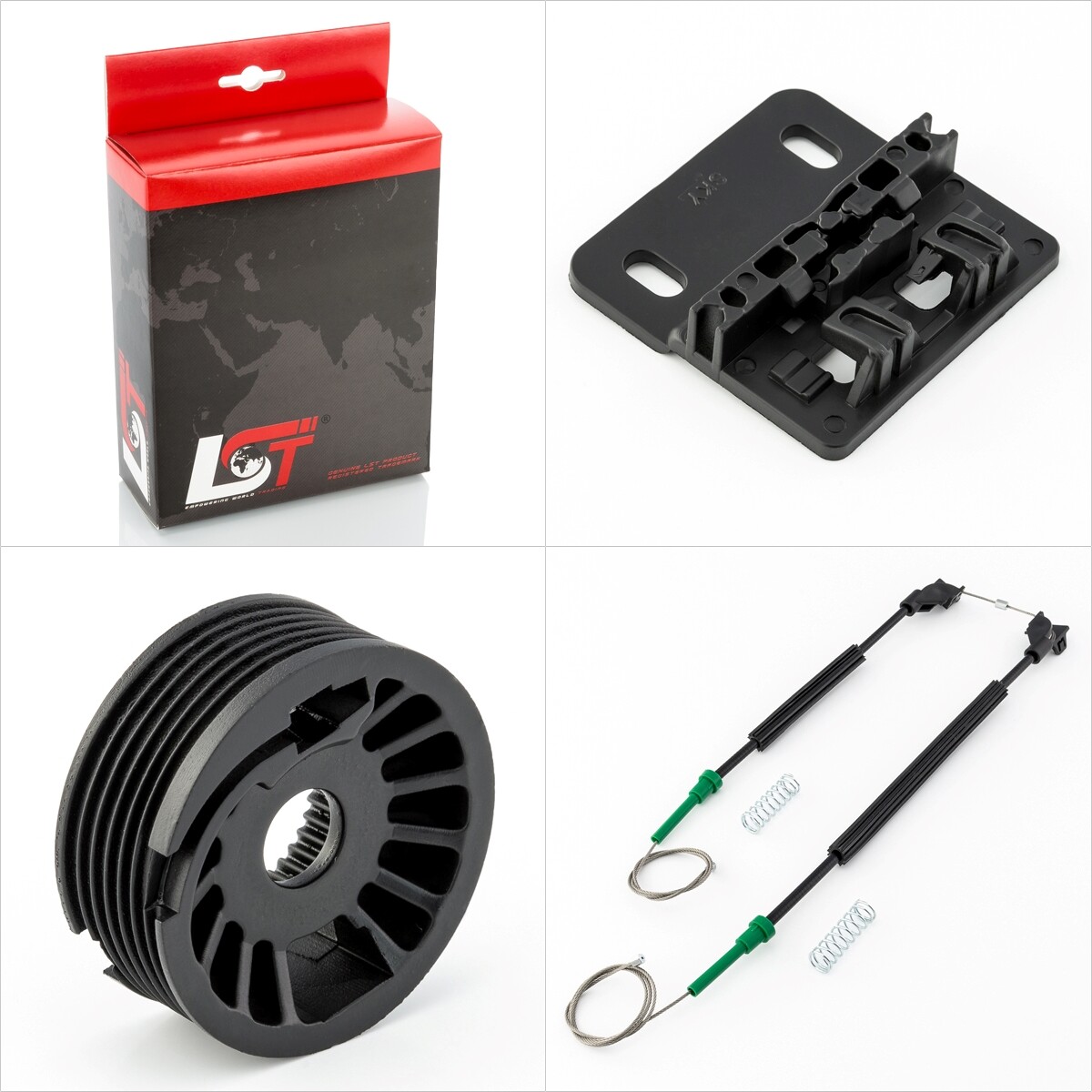 Window Lifter Repair Kit Set Rear Left for LAND ROVER FREELANDER