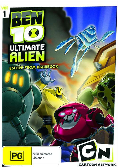 DVD DUPLO ORIGINAL - DESENHO - BEN 10 ULTIMATE ALIEN - 1º TEMPORADA