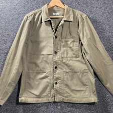 Knickerbocker New York Workwear Chore Jacket Khaki Green Medium Mens