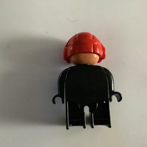 1 lego duplo fire truck worker fireman firewomen figure - Picture 2 of 3