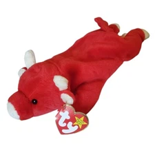 1995 TY Beanie Baby Snort The Bull Vintage Pellets Style 4002 Retired 5-15-95 