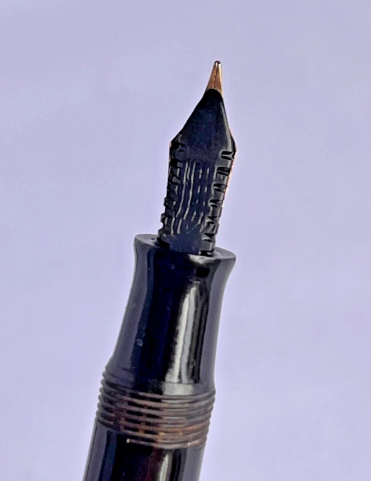 Parker Shadow Wave, Brown Satiated, Junior Slender , Restored - Image 4 of 4