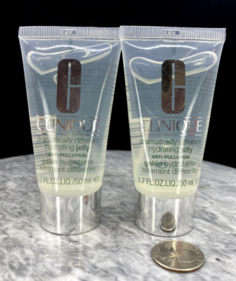 Clinique Dramatically Different Hydrating Jelly  1.7 floz (Lot Of 2) Silver Cap
