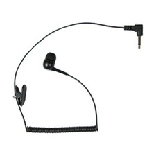 Pryme 3.5mm Listen Only Earbud Earpiece with Coil Cord for Shoulder Speaker Mic