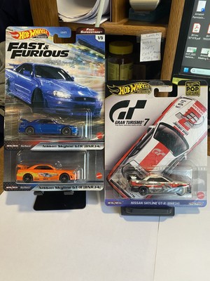 Hot Wheels Premium Lot Of 3. Skyline R34 Fast And Furious & Gran Turismo.