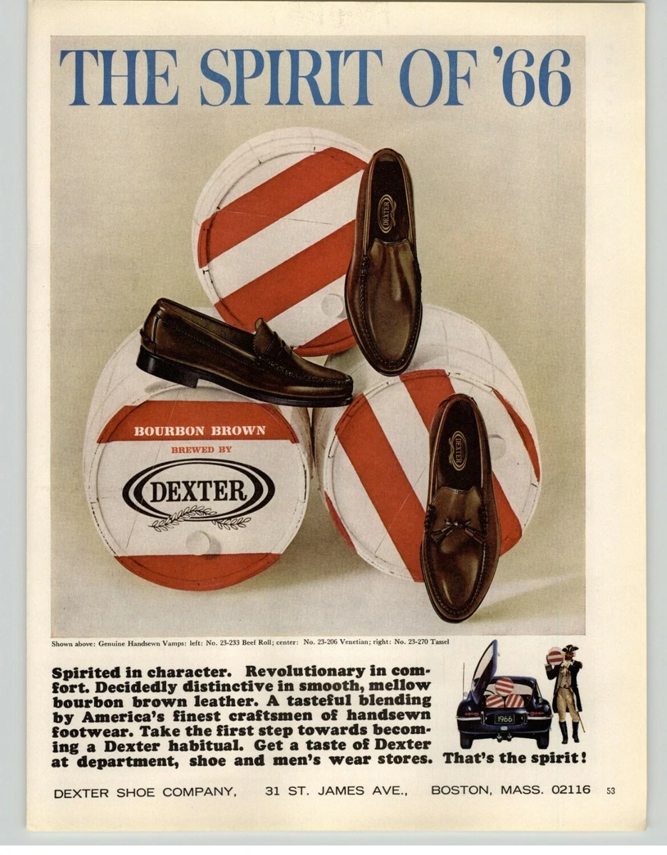 1966 Dexter Shoe Company Vintage Print Ad 3 Brown Shoes Photo eBay