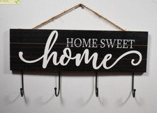 Home Sweet Home Coat Hanger Sign Home Decor 16"
