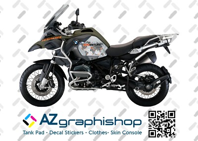 Sticker Set BMW R 1200 GS Adv 2014-2018 Worldwide Style R-1200-GS-ADV-14-18-OG-W