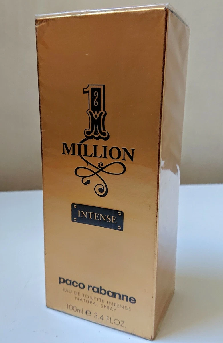 Discontinued Paco Rabanne One Million Intense For Men 100ml 3.4oz NIB Sealed