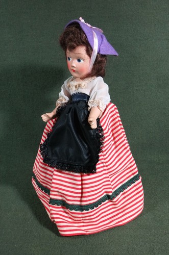 VINTAGE 11" DREAM WORLD International Folk Costume COMPOSITION DOLL 1930s - Picture 12 of 12