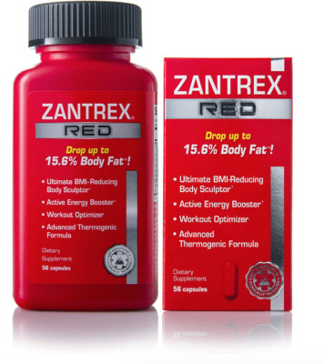 Zantrex-3 Red Maximum Strength High Energy Fat Burner , 56 Capsules