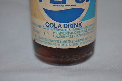 ペプシページ Vintage PEPSI COLA 113 ML ST ALBANS UK 6