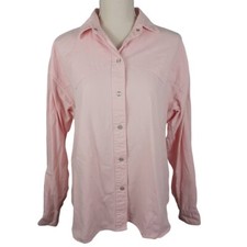 Vintage Schaefer Ranchwear Button Up Womens XL Pink -Pearl Snap Button USA Made