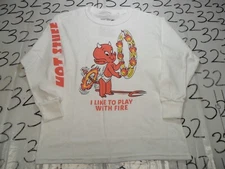 Kids NWOT Riot Society Lil Devil I Like To Play With Fire Long Sleeve shirt